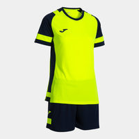 fluorescencyjny zólty ciemny granatowy